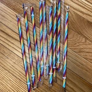 Starbucks Reusable Rainbow Straws